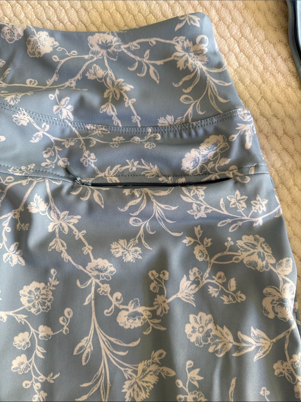 Laura Ashley Sky Blue Floral Mini Skort Set for Golf & Tennis -- NWT - Picture 5 of 10